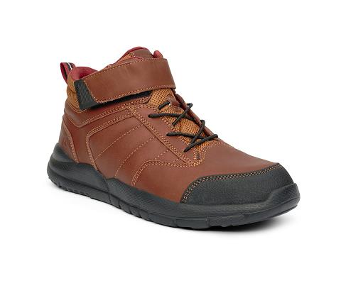 ANODYNE-M056:Whiskey-BROWN-Trail Boot-Velcro